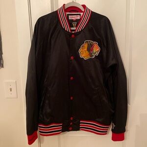 Chicago Blackhawks Satin Jacket